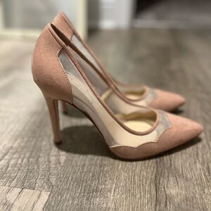 Jessica Simpson Ballet Blush Prescanta Heels Size 7